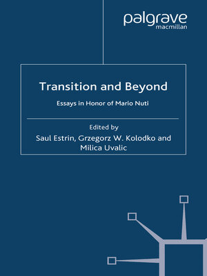 cover image of Transition and Beyond